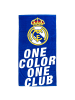 COFI 1453 Real Madrid Badetuch Strandtuch 140x70 cm Baumwolle Handtuch in Schwarz