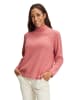 CARTOON Strickpullover langarm in Dark Pink Melange