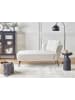 Beliani Chaiselongue ARTHEZE in Weiß/Schwarz - (W) 148 x (H) 70 x (L) 64 cm