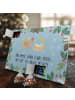 Mr. & Mrs. Panda Adventskalender Huhn Stolz mit Spruch in Eisblau