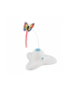 relaxdays Katzenspielzeug in Weiß - (B)20,5 x (H)33,5 x (T)18 cm
