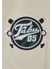 FUBU College Jackets in green/creme/brown