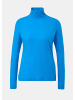 comma T-Shirt langarm in Blau