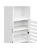relaxdays Badezimmerschrank in Weiß - (B)30 x (H)167 x (T)40 cm