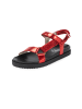 VITAFORM Ziegenleder Sandalen in rot
