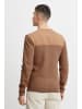 INDICODE Rundhalspullover IDLabel 35661MM  Modischer Rundhalspullover in Beige