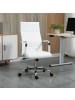 Vinsetto Bürostuhl-54B x 62T x 104-114H cm-Weiß
