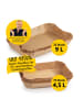 Gourmetmaxx Rachs KOCHWERK Backpapier-Schalen für Heißluft-Fritteusen - 100-tlg. (75x klei