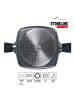 Stoneline SMART Eckpfanne 28x28cm, abnehmbare Griffe, Aroma-Glasdeckel in Anthrazit