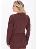 faina Women Cardigan in burgundy