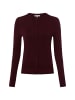Marie Lund Strickjacke in aubergine - 0004