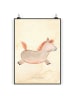 Mr. & Mrs. Panda Poster Pferd Springen ohne Spruch in Vintage
