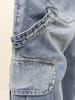 DADA Baggy Cargo Jeans mit Taschen – Worker Style in Blau