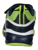 Geox Sneaker in Navy/Lime