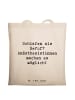 Mr. & Mrs. Panda Tragetasche Spruch Anästhesistin Freude mit Spruch in Creme