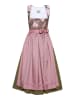 Berwin Dirndl mit Rosenmuster-Oberteil & Taftschürze