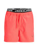 Jack and Jones Badeshorts in Koralle