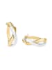 Amor Creolen Gold 585/14 ct in Bicolor