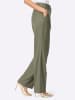 creation L Bügelfaltenhose in khaki