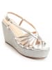 Montevita Sandalen Keilsandalen Wesparto5 in Silber
