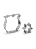 relaxdays 36-tlg. Ausstechformen Set in Silber