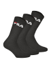 Fila Socken 3er Pack in Schwarz