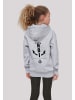 F4NT4STIC Hoodie Ahoi Anker Knut & Jan Hamburg in grau meliert