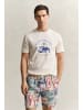 Gant T-Shirt in ecru