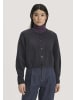 Hessnatur Strick Jacke Relaxed Cropped in anthrazit