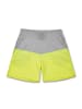 MANITOBER Jersey Shorts in Gray/Yellow