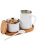 APS Milch- und Zuckerset in weiß, L: 19 cm, B: 10 cm, H: 10 cm, Ø 8 cm