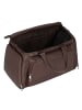 Piquadro Carl Reisetasche Leder 51 cm Laptopfach in dark brown