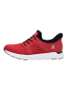 rieker Sneaker in Rot/Schwarz