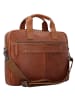 The Chesterfield Brand Wax Pull Up Aktentasche Leder 40 cm Laptopfach cognac