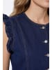 Angel of Style Weste in dark blue denim