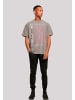 F4NT4STIC Oversize T-Shirt Panic At The Disco Turn Up The Crazy in Asphalt