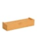 relaxdays Schlüsselbrett in Natur - (B)26 x (H)5 x (T)7 cm