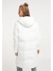 myMo Wattierter Winterparka in Wollweiss