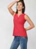KOROSHI BLUSE in LOLLIPOP ROT