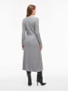 Vila Maxikleid in Dark Grey Melange