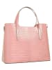 Cluty Handtasche echt Leder in rosa