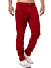 Cipo & Baxx Herren Regular Fit Hose Mid Waist in Burgundy