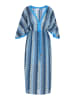IZIA Damen Kleid in Blau Mehrfarbig