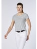 Polo Sylt T-Shirt mit Logo-Akzent in Grau