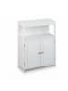 relaxdays Badschrank in Weiß - (B)60 x (H)80 x (T)29 cm