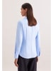 Seidensticker Hemdbluse Slim in Mittelblau