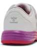 Hummel Klettverschluss Hallenschuh Multiplay Flex Innenbereich Kinder in WHITE/PINK
