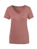 LASCANA T-Shirt in aubergine, rose