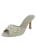 Ital-Design High-Heel Sandalette in Hellgrün