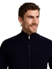 Tom Tailor Strickjacke BASIC ZIP JACKET KNIT in Blau